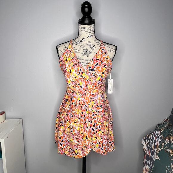 Anne Cole SIZE 10 V Neck Surplice Maillot One Piece Skirt Bottom Swim Dress - Picture 14 of 14